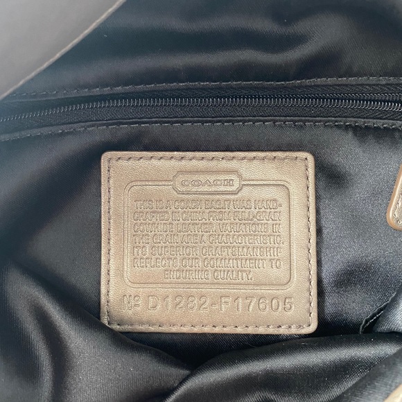 Beige Coach Satchel - Picture 4 of 8